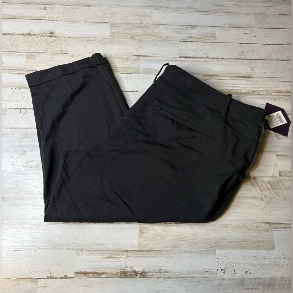 AVA & VIV Women's Crop Mid Rise Capris Dress Pants Size 24W - Picture 13 of 13